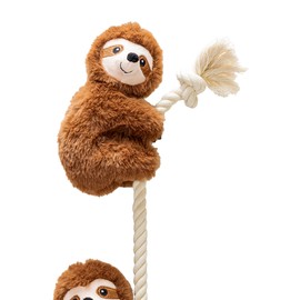 Karlie Climbing Sloth Duo Dog Toy Plush Brown 42 x 13 cm