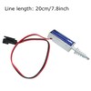 2Pcs Silver for SM0537 DC12V-2A 5N Push Pull Type Open