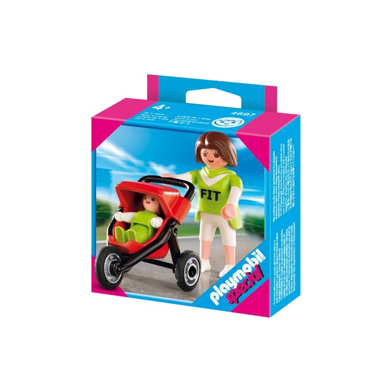 PLAYMOBIL 4697 Special Mama mit Baby-Jogger
