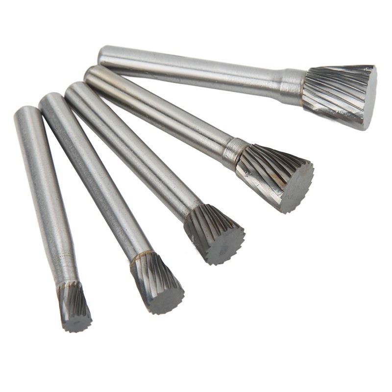 N Type Rotary Burr Set Single Cut 6mm Shank Carbide