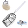 GmeDhc Metal Cat Litter Scoop, Cat Litter Scoop with Long