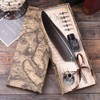 Eujgoov Quill Feather Quill Pen Set Vintage Feder Stift Tinte