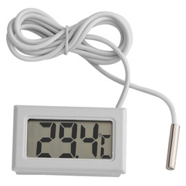 Digital LED Termómetro de Refrigerador, Mini Alarma Medidor de Temperatura Con Sonda para Congelador