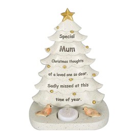 Christmas Tree Graveside Relative Memorial & LED Tealight (Special Mum), 5055361731174