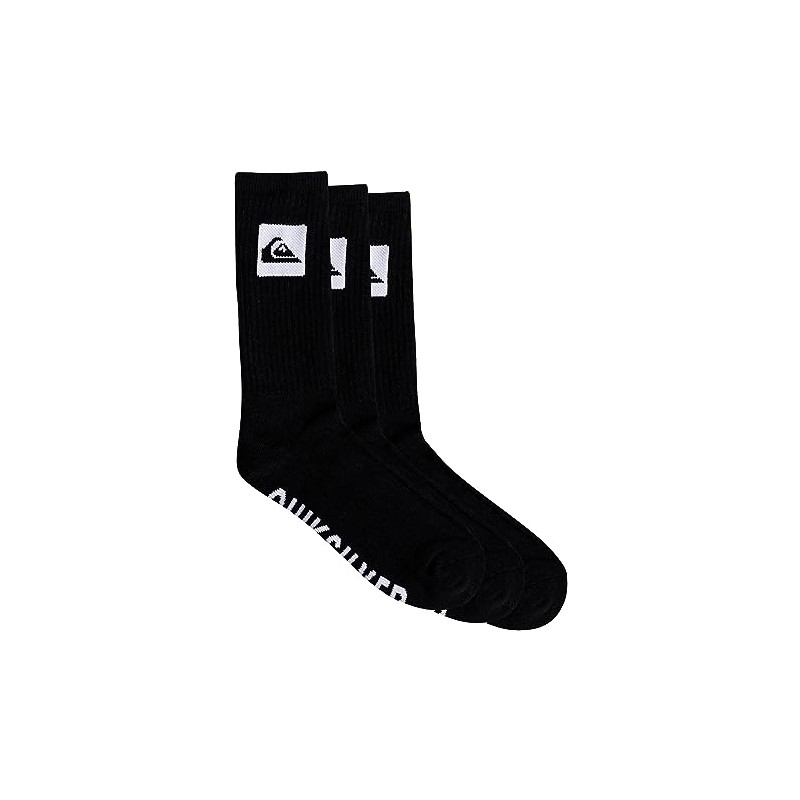 Quiksilver AQYAA03311 Yamanami Logo Men's Socks 9.8 - 10.6 inches