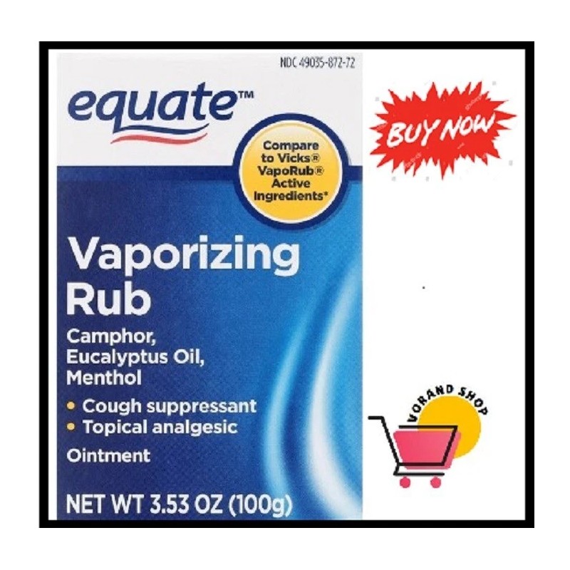 Equate Vaporizing Rub Ointment, 3.53 oz