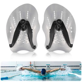 Paddles Swimming for Adults and Teenagers (1 Pair) - Swimming Paddles for Strength Training, Swimming Accessories for Beginners and Professionals, Ideal for Pool Exercises