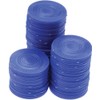 Poker Chips Card Game (100 Bags), Blue