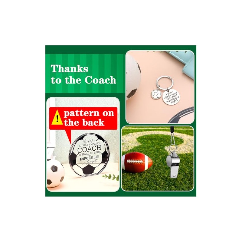 Soccer Coach Appreciation Gift Set - 6 Unique Items