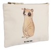 Mr. & Mrs. Panda Plumplori Happy Make-Up Bag, White, Hand