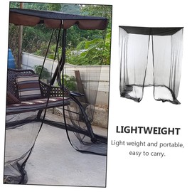 VICASKY 1PC Double Swing Chair Mosquito Net Outdoor Camping Tent Net for Patio Garden Use Lightweight Portable Design for Hiking Picnics