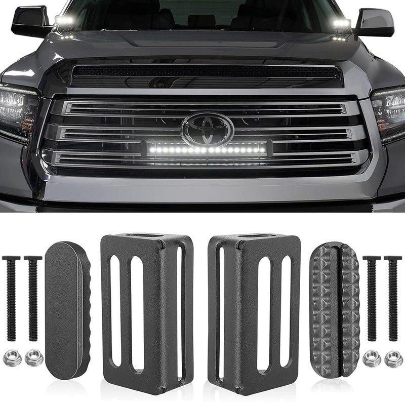 Lumimotor 6-30 Inch Single/Double Row LED Light Bar Front Hidden