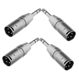 FUNOMOCYA Piece XLR to Adapter Kit to XLR Audio Converter Lightweight for Live Sound