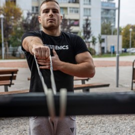 GORNATION Resistance Bands Set - Resistance Bands for Fitness, Calisthenics, Strength Training & Home Gym - Set of 4 Including Door Anchor and Bag