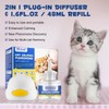 FRDUGA Cat Calming Pheromone Diffuser，Enhanced Cat Calming Diffuser Kit for