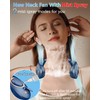 Neck Fan with Mist Spray,Bladeless Folding Neck Fans that Blow