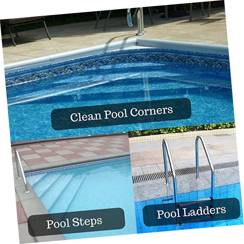 Sosoport 2 pcs Small Suction Vacuum Brush Head for Pool