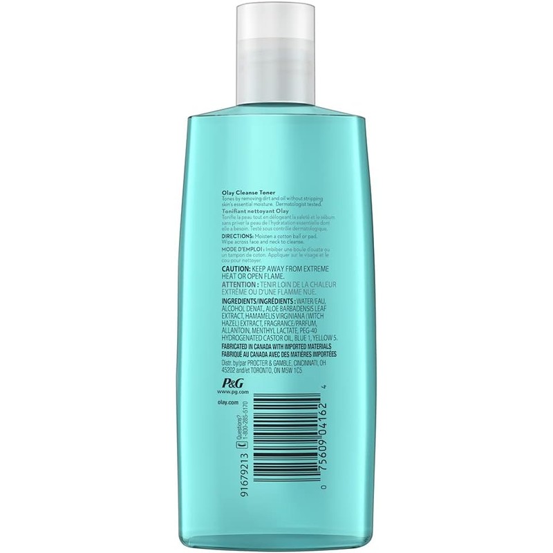 Olay Oil Minimizing Clean Toner, 7.2 Ounce (Pack of 2)
