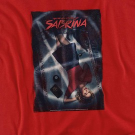 The Chilling Adventures of Sabrina Key Art Unisex Adult T-Shirt for Men and Women, Red, Medium