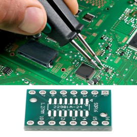 VGOL 10x SOP16 TSSOP16 to DIP-16 PCB Pinboard 21x16mm for Modding And Upgrading SMD Components To A DIP Footprint