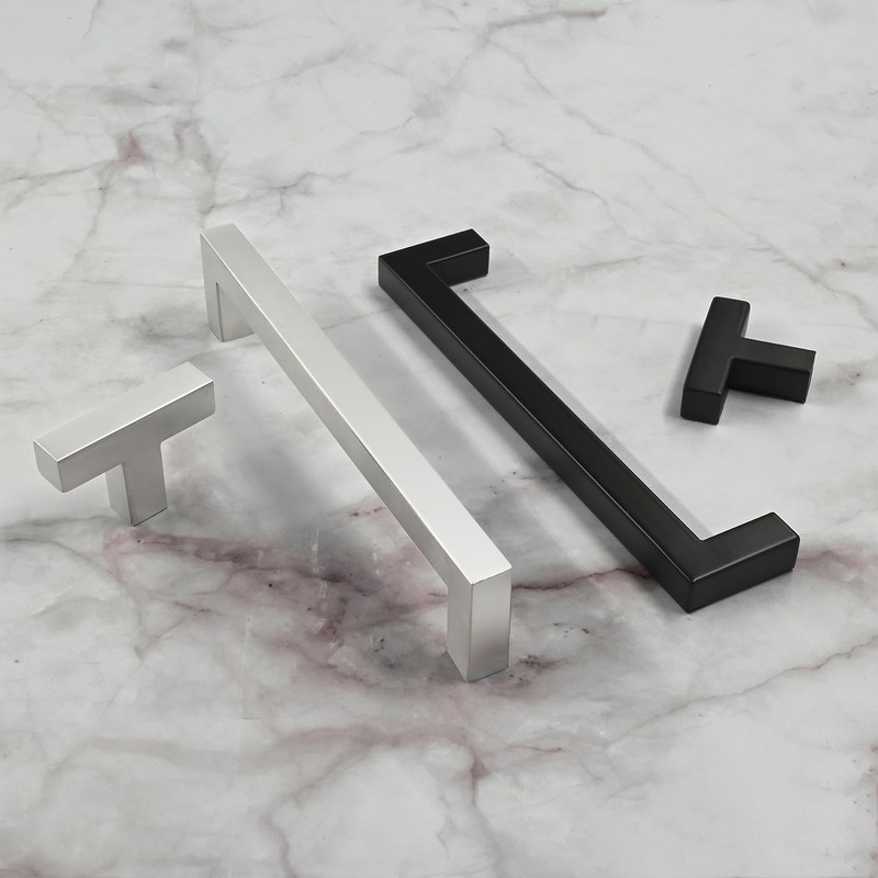 Alzassbg 10 Pack Brushed Satin Nickel Cabinet Pulls 3"(76mm) Hole