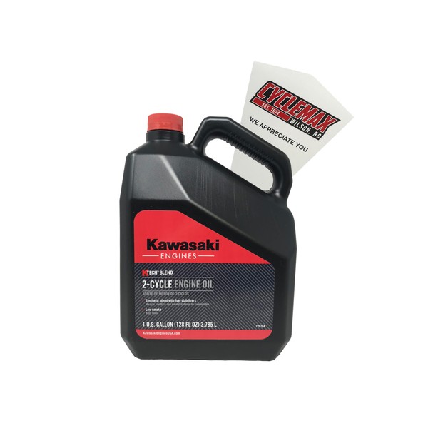Cyclemax One Gallon 2-Cycle Two Stroke Engine Oil with Funnel