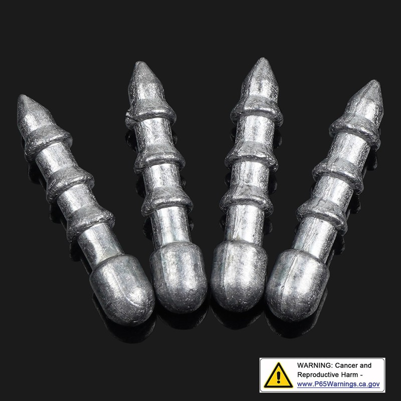 Nail Weights for Bass Fishing Sinkers Weights,40pcs Wacky Worm Weights