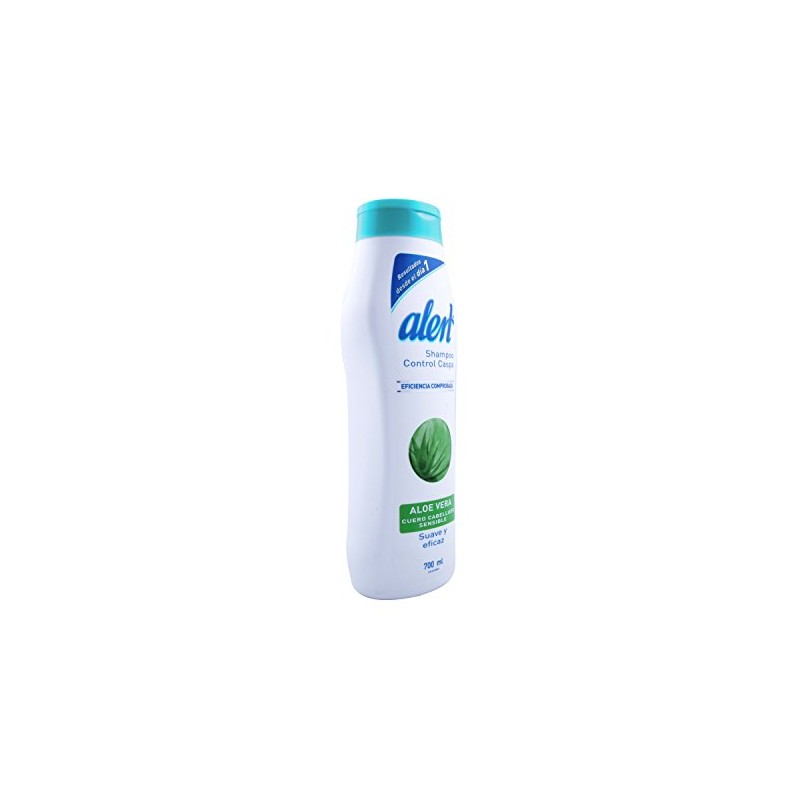 ALERT - Shampoo Control Caspa. Con aloe vera para un
