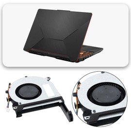 VGOL 1 Pair CPU and GPU Fans Compatible with ASUS TUF FX505DT FX505 FX505DD FX95 FX705DU FX705DD FX705DT FX95G FX86 ZX86