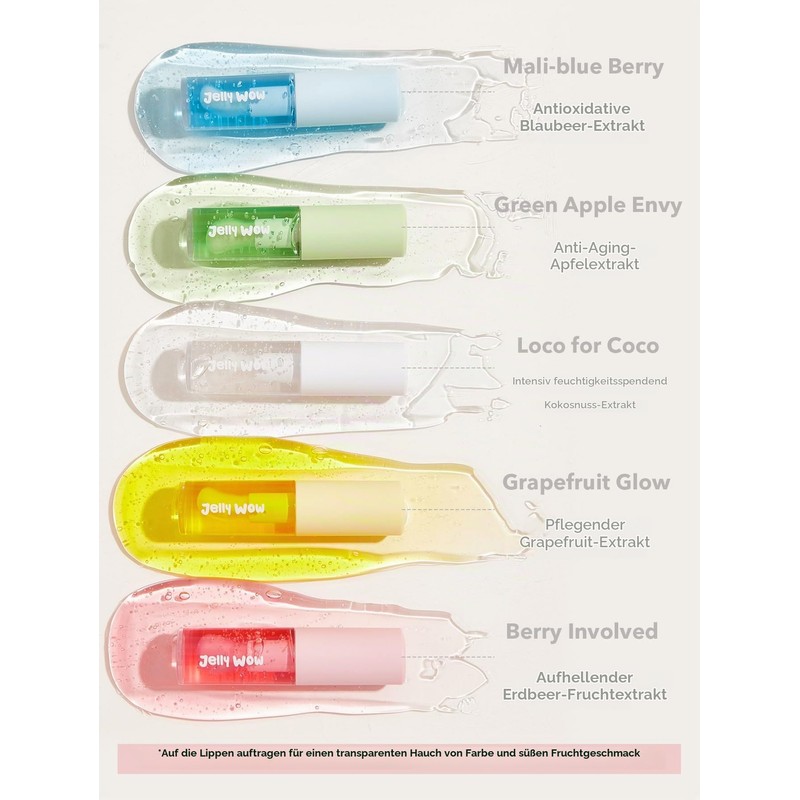SHEGLAM Jelly Wow Hydrating Non-Sticky Lip Oil Moisturising and Plumping