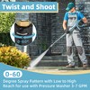 Downstream Soft Wash Sprayer DS Twist Nozzle Adjustable, 0-60 Degree