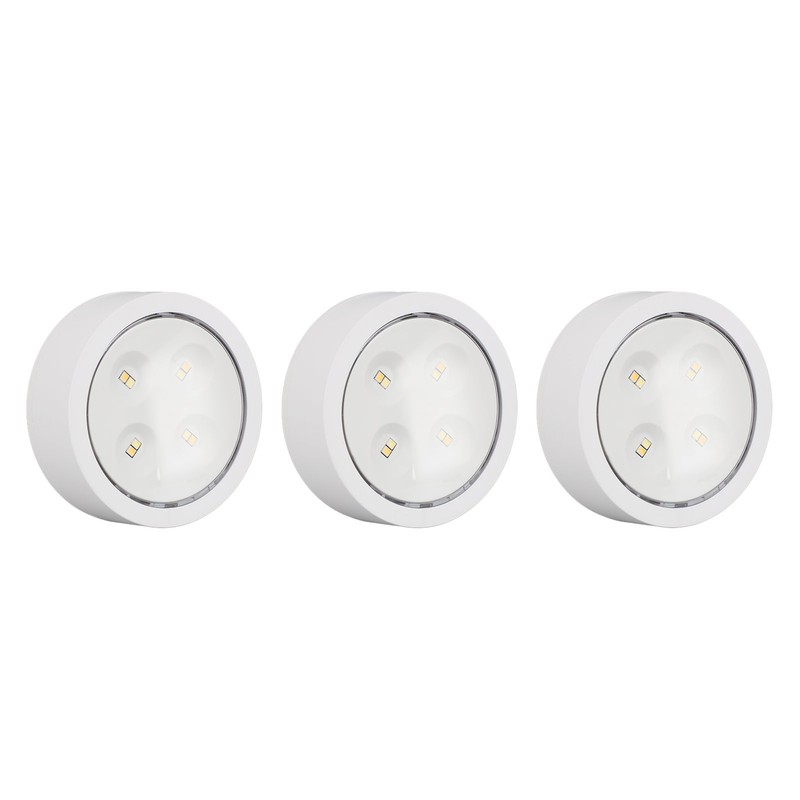 3Pcs Remote Control LED Light ABS Night Lamp Home Decoration