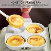 JUSTUP Nonstick Omelette Pan, 4 Cups Healthy Granite Non Stick