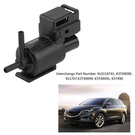 Keenso Vacuum Solenoid Valve,Vacuum Control Switch of EGR Solenoid Valve for Exhaust Gas recirculation for Cars, Original Engine Management EGR Valve for Mazda 626 Protege KL0118741, K5T49090, 9117
