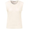 Street One Women's Mesh Sweater Vest, Lucid White