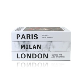 SPShadow 3 Pcs Decorative books Aesthetic Chic Faux Book Set for Room Décor,Coffee Table Décor Modern Home Décor