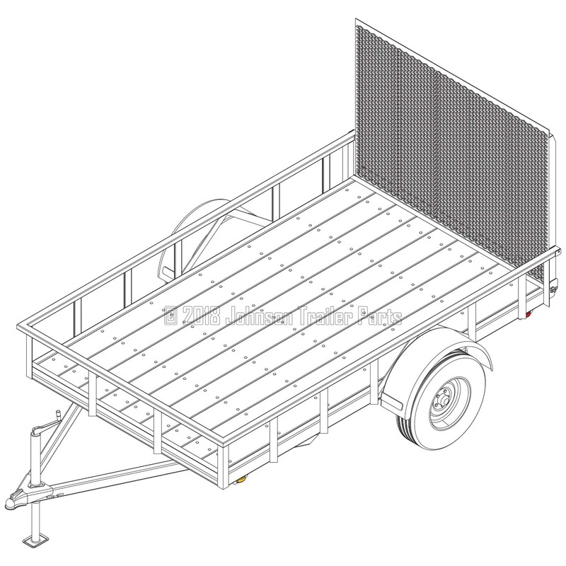 6′ x 10′ Utility Trailer Plans – 3,500 lb Capacity