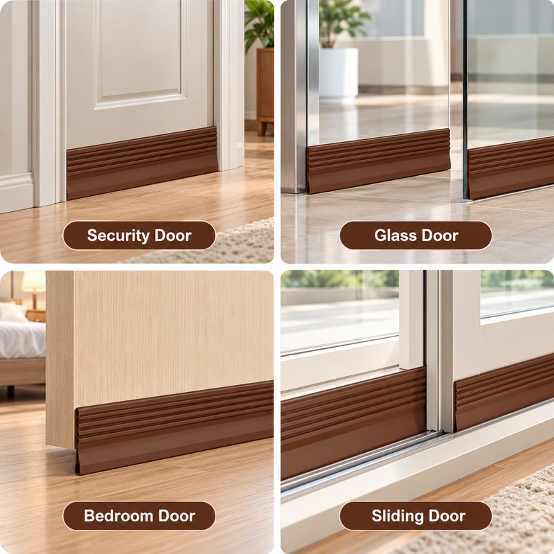 1M Door Bottom Sealing Strip for Door Gaps – Windproof