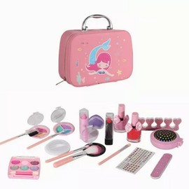 Juego De Maquillaje De Niñas 20 Pcs Rosa Sirena BLOSOOM