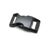 HONGCI 30PCS Side Release Plastic Mini Buckles 15mm(5/8") Inch Black-Great