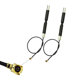 2.4G /5G/5.8GHZDual Band Copper Tube Internal Antenna IPEX Interface omnidirectional WiFi Module PCB Antenna RG1.13 Cable PCI-E- 2Pack