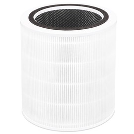 sieloonger Core 400S Replacement Air Filter Compatible with LEVOIT Core 400S Core 400S-RF AIR Purifier,H13 True HEPA 3-in-1 Replacement Filter, Efficiency Activated Carbon,1-Pack(White)