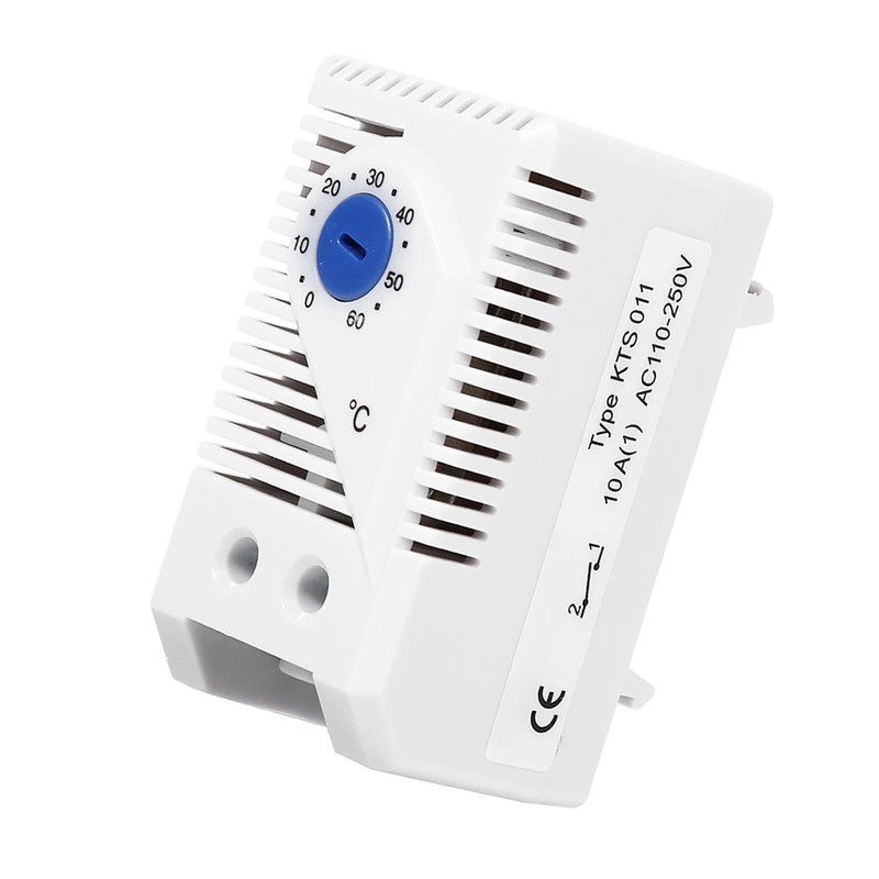 Mechanical Thermostat, 0-60 Adjustable Normally Open Temperature Controller Switch(KTS011)