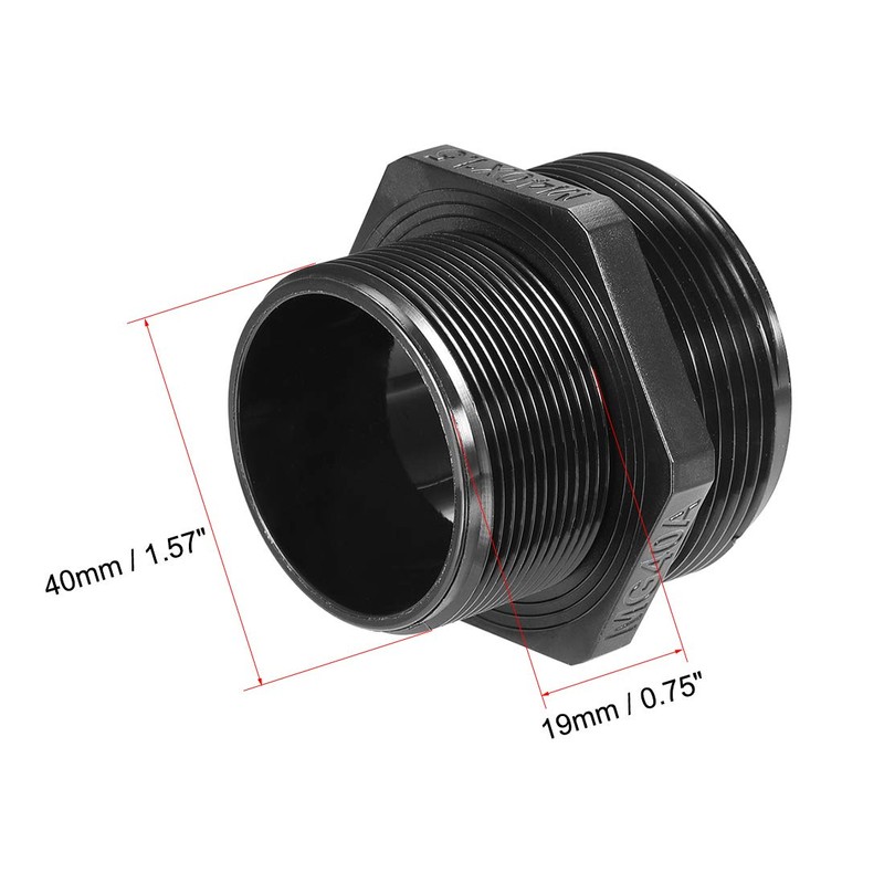 uxcell M40 Cable Gland 4 Holes Waterproof IP68 Nylon Joint