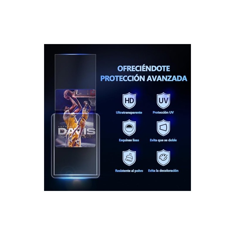 200 hojas Fundas para tarjetas de carga superior de 3