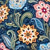ZFENGYYUAN NAVY Flower Pillow Covers 45x45 cm Cushion Covers Polyester