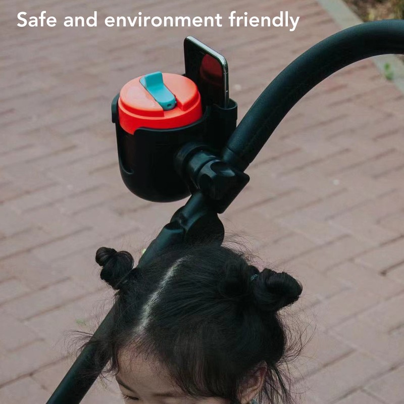 Stroller Cup Holder Portable Universal Cute Pattern Bottle Holder with