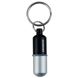 Munkees Waterproof Capsules, Watertight Accessory Case, Airtight Pill Bottle for Camping, Hiking, Backpacking, Compact Valuables Container for Outdoors