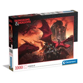 Clementoni - 39733 - Puzzle Dungeons & Dragons - Jigsaw Puzzle 1000 Pieces, Jigsaw Puzzle For Adults - Made In Italy