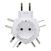 Kopp Travel-Star SB World Travel Plug Adaptor, white, 172201018